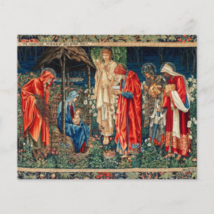 Flyer ADORACIÓN DE MAGI Morris, Burne-Jones