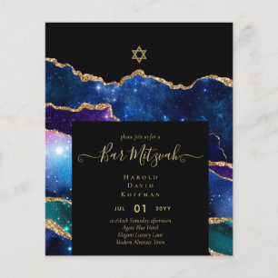 Flyer AGATE Gold BAR MITZVAH