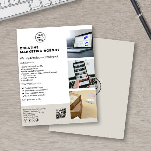 Flyer Agencia de Marketing de Logotipos Personalizados M