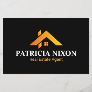 Flyer Agente Inmobiliario de Modern Gold House