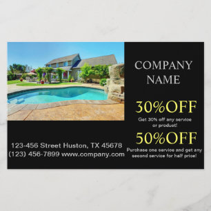 Flyer agente inmobiliario de renovación de hogar manteni