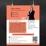 Flyer Agente moderno de firma de notas fotográficas<br><div class="desc">El moderno y moderno folleto sobre el negocio de las fotos en Notary incluye una sola foto de PNG y detalles de contacto sobre un fondo blanco y naranja. Personalice más con los colores de su servicio y los detalles de los medios sociales.</div>