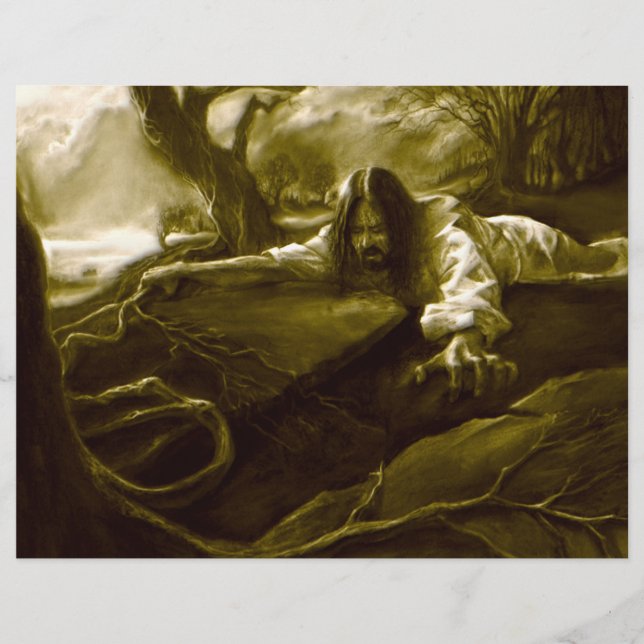 Flyer Agonía de Jesucristo en el Jardín de Getsemane (Frente)