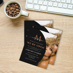 Flyer Agrega Tu Propia Imagen Elegante Moderno Negro