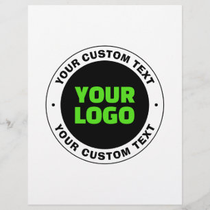 Flyer Agregue su propio logotipo comercial o diseño carg