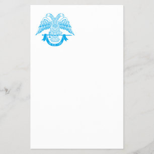 Flyer águila bicéfala como símbolo masónico