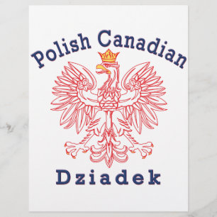 Flyer Águila canadiense polaca Dziadek