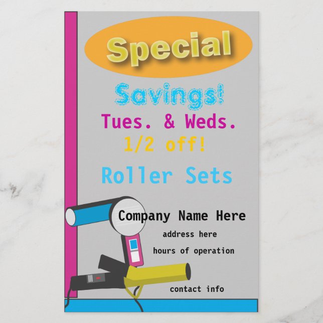 Flyer ¡Ahorro especial! (Frente)