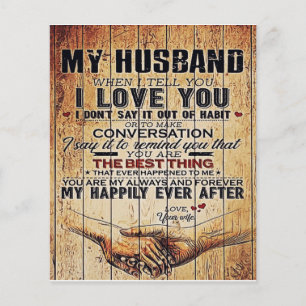 Flyer Al decorador de mi marido, letra de citas de amor