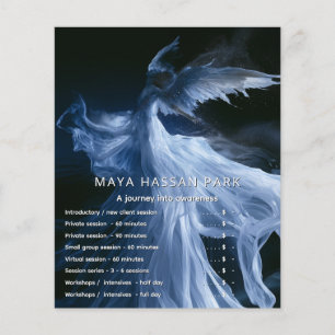 Flyer Alas de Luz Ángel Alado