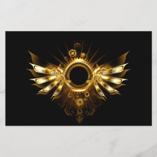 Flyer Alas de steampunk