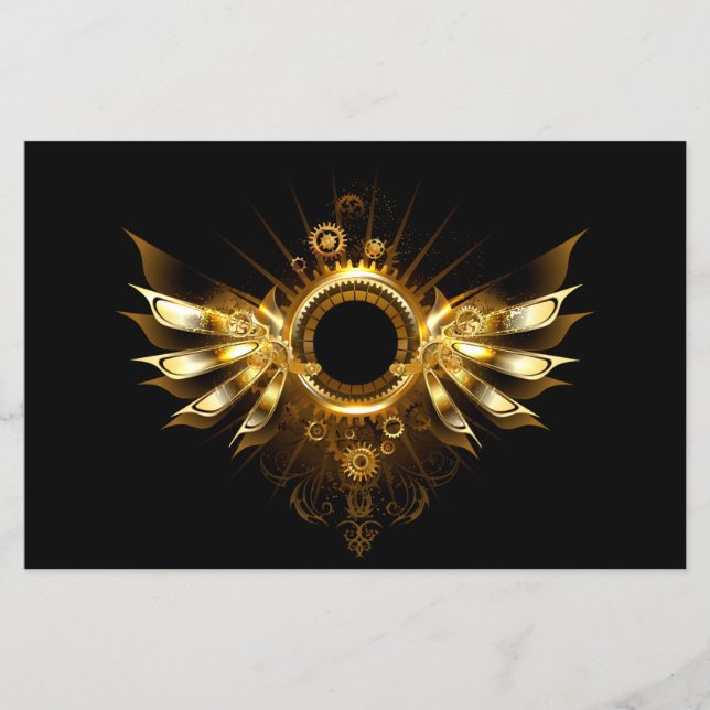 Flyer Alas de steampunk (Frente)