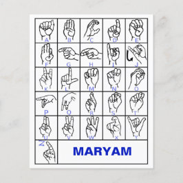 Flyer Alfabeto del idioma Rótulo americano, aprender a s