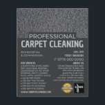 Flyer Alfombras grises, limpiador de alfombras, servicio<br><div class="desc">Alfombra gris,  Limpiador de alfombras,  Servicio de Limpieza Aviso Volante de la Tienda de tarjetas de visita.</div>
