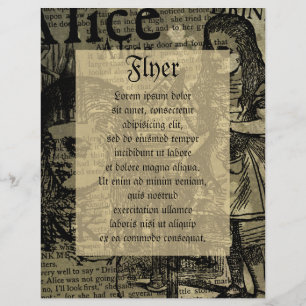 Flyer Alice Drink Me Collage