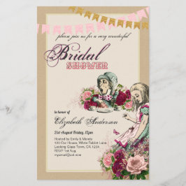 Flyer Alicia en el país de las maravillas: Fiesta de duc