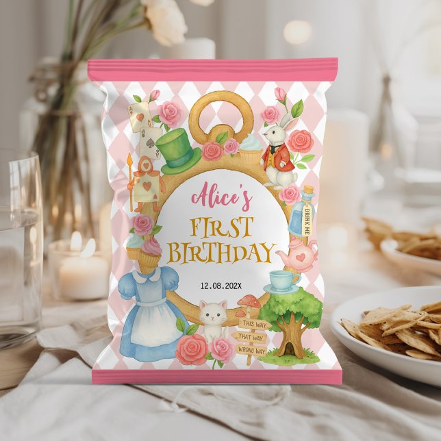 Flyer Alicia en el País de Onederland Cumpleaños Chip Ba (Subido por el creador)