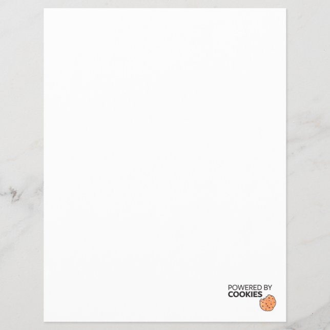 Flyer Alimentado por cookies (Frente)