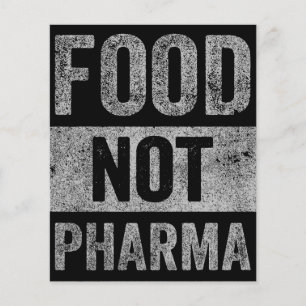 Flyer Alimentos No Pharma Nutrición Orgánica Natural