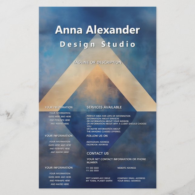 Flyer Alineación Interna | Diseño Mínimo (Frente)