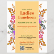 Almuerzo de Damas Floral de Otoño en la Iglesia