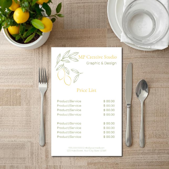 Flyer Amalfi Lemon Chic (Subido por el creador)