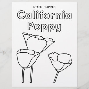 Flyer amapola de estado de california