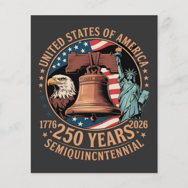 Flyer América 250 Años (Frente)