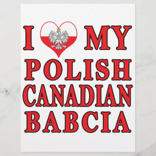 Flyer Amo a mi Babcia polaca canadiense