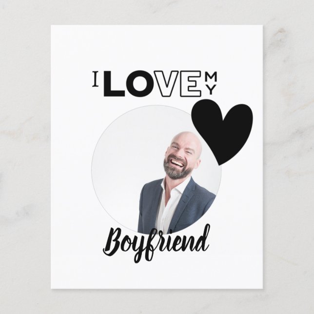 Flyer Amo a mi novio, esposo y abuelo (Frente)