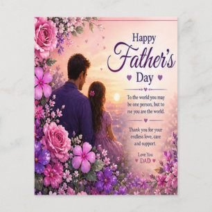 FLYER AMOR POR PAPÁ DE LAS HIJAS