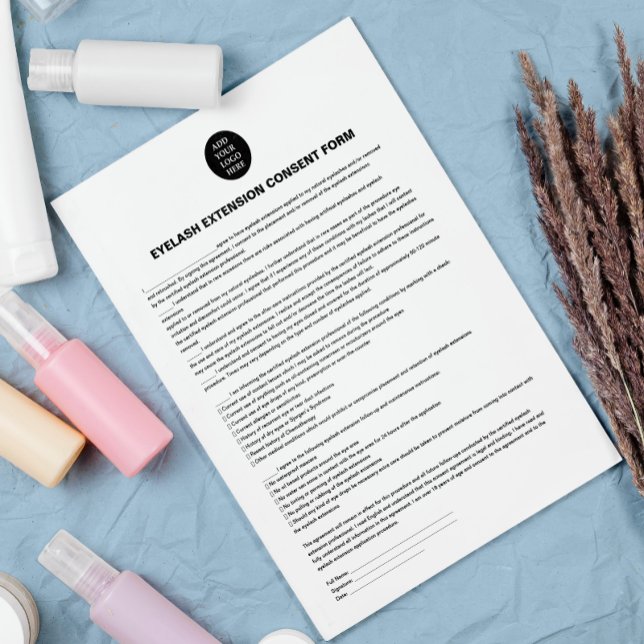 Flyer Añadir el formulario de consentimiento blanco del  (Subido por el creador)