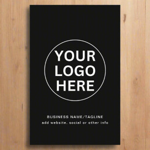 Flyer Añadir su logotipo y texto aquí l promoción en bla