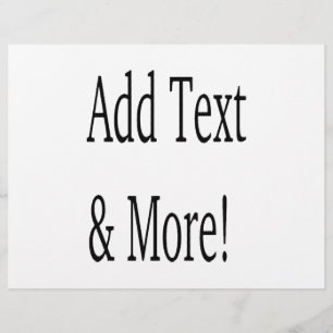 Flyer ¡Añadir texto y más! Personalizar Su Propio Person