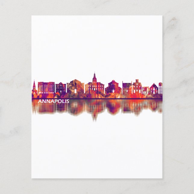 Flyer Anapolis Maryland Skyline (Frente)
