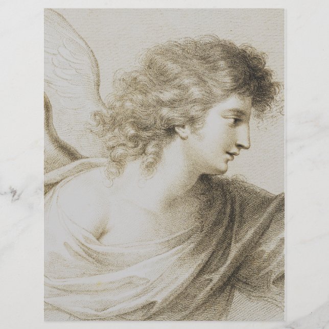 Flyer Ángel cristiano de Francesco Bartolozzi (Frente)