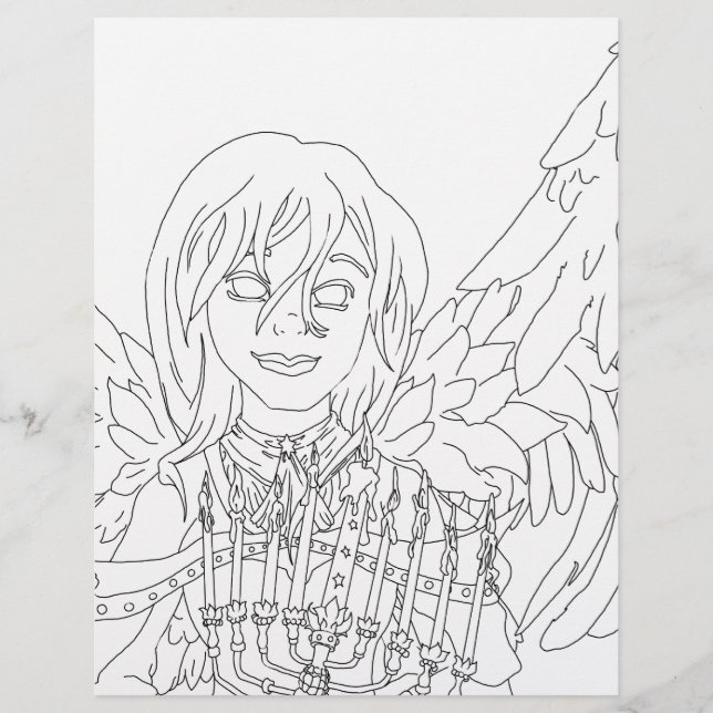 Flyer Ángel de Chanukah (Frente)