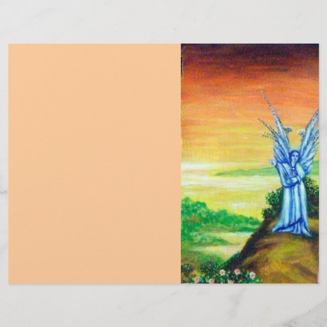 Flyer ANGEL DE PETRÓLEO rosa morado marrón (Frente)