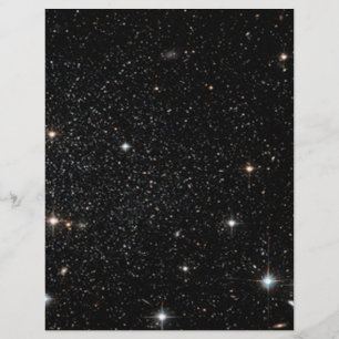 Flyer Antecedentes - Cielo nocturno y estrellas