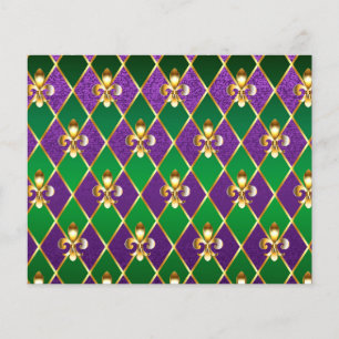 Flyer Antecedentes de joyas Mardi Gras