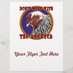 Flyer Antiguo Rooster