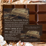 Flyer Anuncio de Chocolate de Lujo, Artículos de Confecc<br><div class="desc">Chocolate De Lujo,  Artículos De Confección Suministran Volantes Publicitarios Por La Tienda De Tarjetas De Negocios.</div>