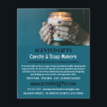 Flyer Anuncio de Jar Candle, Candle & Soap Maker<br><div class="desc">Volantes De Publicidad De Jar Candle,  Candle & Soap Maker Por La Tienda De Tarjetas De Negocios.</div>