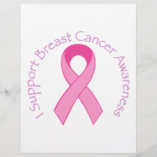 Flyer Apoyo la Conciencia sobre el Cáncer de Mama