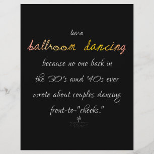 Flyer Aprende a Bailar Salón Cava Rosa