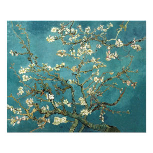 Flyer Arbol de almendras floreciente, Vincent van Gogh.