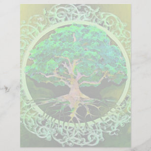Flyer Árbol de salud y prosperidad vital