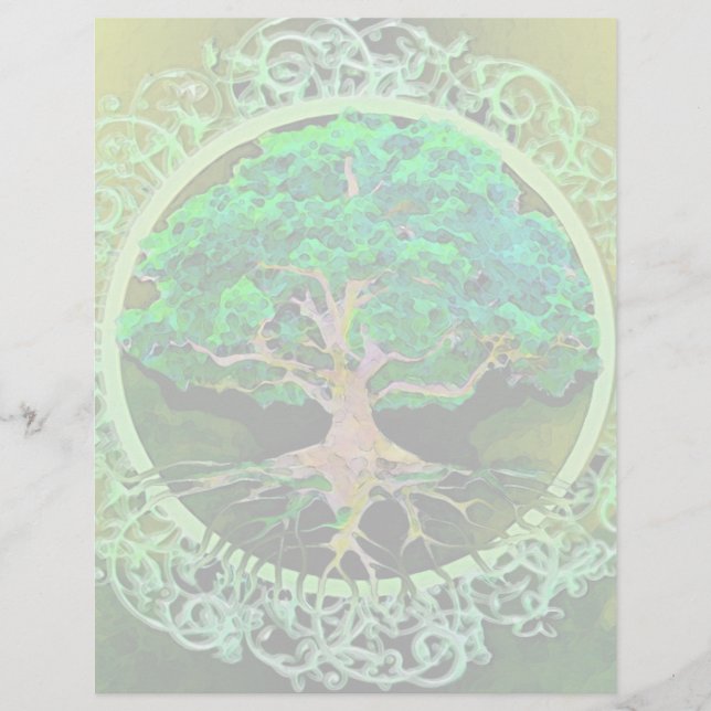 Flyer Árbol de salud y prosperidad vital (Frente)