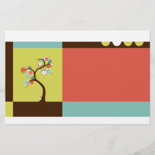 Flyer árbol retro