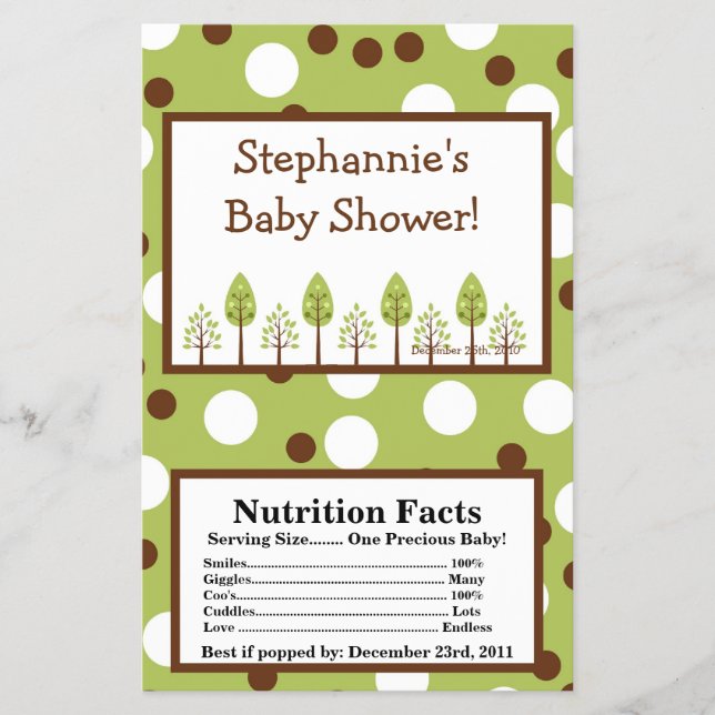 Flyer Árboles de amigos de Woodland de envolver de palom (Frente)